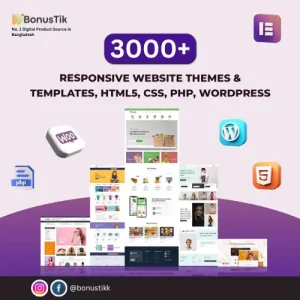 3000+ RESPONSIVE WEBSITE THEMES & PLUGINS